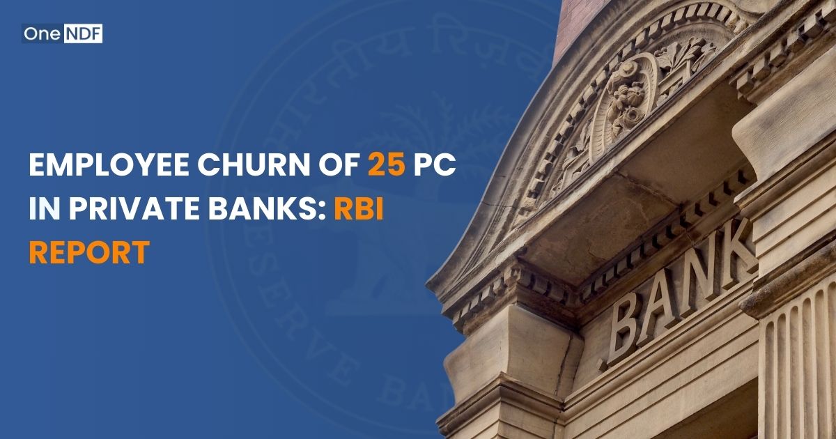 Employee churn of 25 pc in private banks RBI Report
