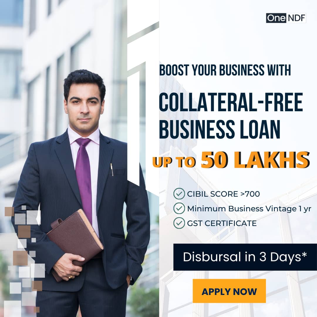 collateral free business loan Get the best loan terms for your business | OneNDF